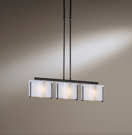 13-7543 Hubbardton Forge Exos Wave Wrought Iron Pendant
