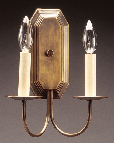 132 Northeast Lantern Sconce (2) Light Candelabra Sconce Fixture With Multiple Glass & Finish Options