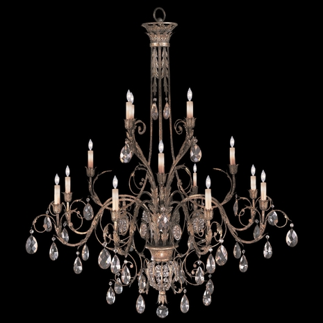 136740-2 Fine Art Lighting A Midsummer Nights Dream 57"W Round Chandelier with Gold Finish