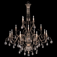 136740-2 Fine Art Lighting A Midsummer Nights Dream 57"W Round Chandelier with Gold Finish