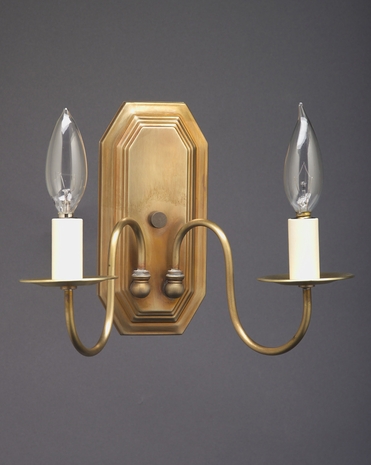 137 Northeast Lantern Sconce (2) Light Candelabra Sconce Fixture With Multiple Glass & Finish Options