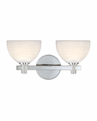 1402 Hudson Valley Warm Modern (2) Light Mercury Bath And Vanity