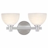 1402 Hudson Valley Warm Modern (2) Light Mercury Bath And Vanity
