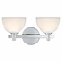1402 Hudson Valley Warm Modern (2) Light Mercury Bath And Vanity