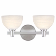1402 Hudson Valley Warm Modern (2) Light Mercury Bath And Vanity