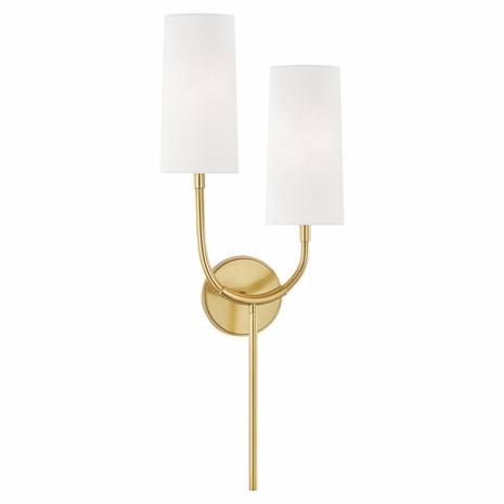1422 Hudson Valley Vesper 2 Light Wall Sconce