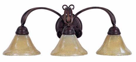 1473 Framburg Lighting Harvest Three-Light Bath Fixture