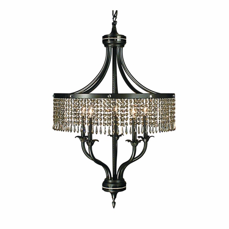 1495 Framburg Lighting Empress 5 Light Dining Chandelier
