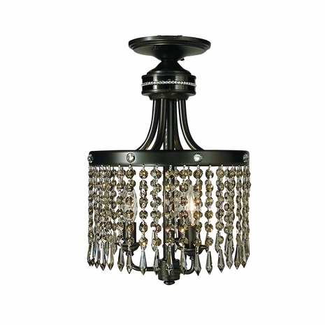 1497 Framburg Lighting Empress 3 Light Flush Mount and Semi-Flush Mount