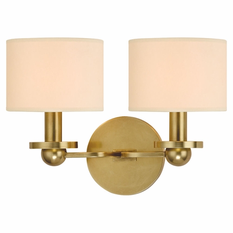 1512 Hudson Valley Warm Modern (2) Light Kirkwood Wall Sconce