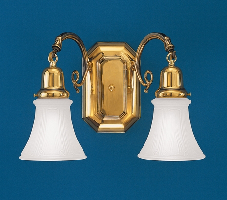 1542 Hudson Valley Bracket Gallery 2 Light Wall Sconce