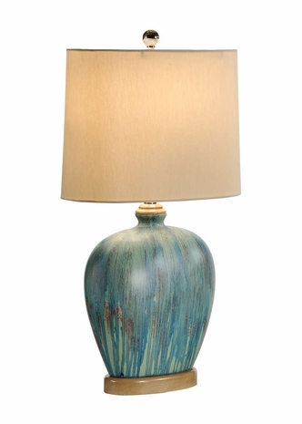 15665 Wildwood Lamps Drip Glaze Oval Lamp