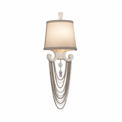 157-11 Corbett Flirt 1Lt Wall Sconce with Hand-Crafted Iron Finish