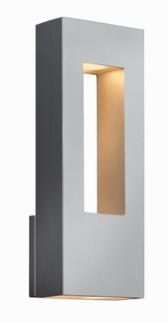 1648TT-R Hinkley Lighting Atlantis Aluminum Outdoor Wall Sconce in Titanium