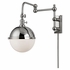 1672 Hudson Valley Stanley 1 Light Wall Sconce With Plug