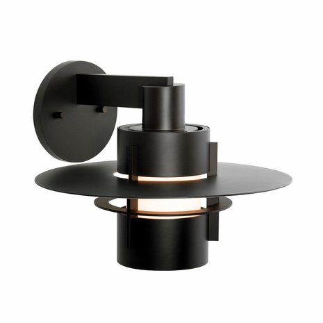1701.32F Sonneman Architectural Aereo Sconce Comes with Disc in Black Bronze Finish