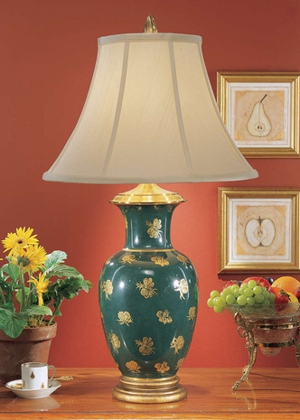 17013 Wildwood Lamps Butterfly Lampas Lamp