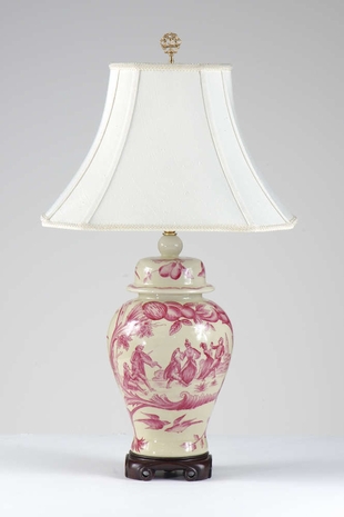 17021 Wildwood Lamps Carolina Toile Lamp