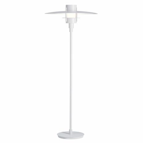 1707.03F Sonneman Architectural Aereo Floor Lamp in Satin White Finish