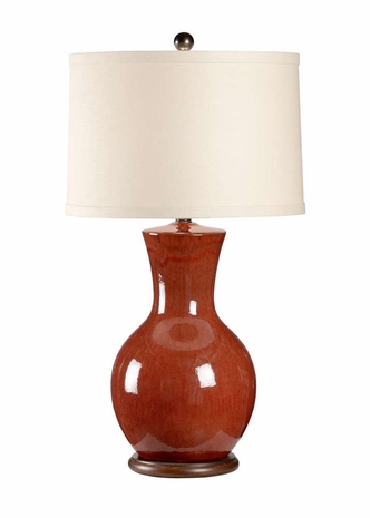 17108 Wildwood Lamps Lucious Red Lamp