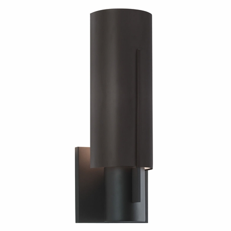 1711.32LF Sonneman Architectural Oberon Slim Sconce in Black Bronze Finish