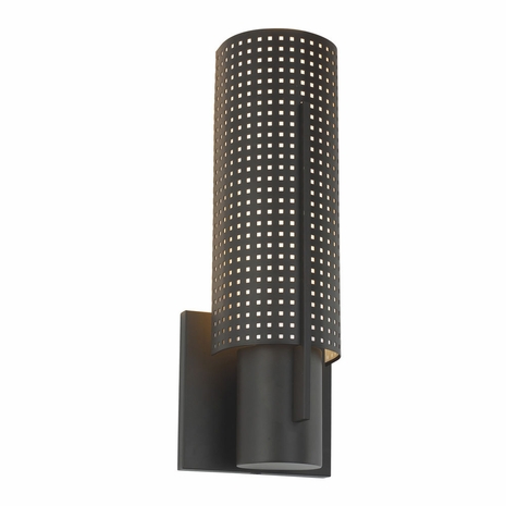 1711.32MF Sonneman Architectural Oberon Slim Sconce in Black Bronze Finish