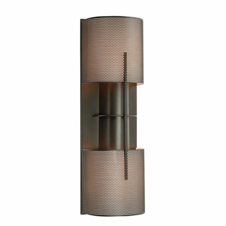 1712.32PF Sonneman Architectural Oberon Double Sconce in Black Bronze Finish