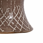 17214 Wildwood Lamps VIETRI Ceramic Taupe Glaze Carmen Lamp
