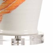 17220 Wildwood Lamps VIETRI Ceramic Cream/Multi Glaze Carota Lamp