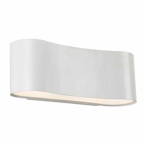 1726.03F Sonneman Architectural Corso Sconce in Satin White Finish