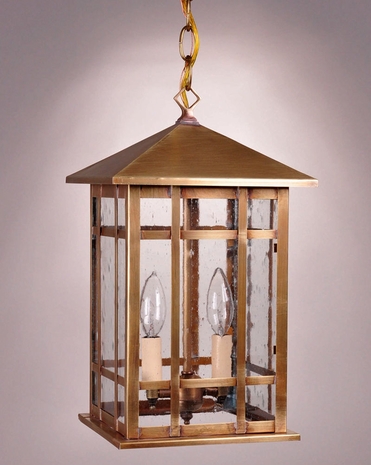 1752 Northeast Lantern Sierra (1) Light Medium Base Hanging Fixture With Multiple Glass & Finish Options
