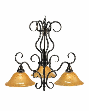 1768 Framburg Lighting Hauschen Three-Light Dinette Lighting Fixture