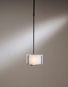 18-810 Hubbardton Forge Exos Delta Wrought Iron Pendant