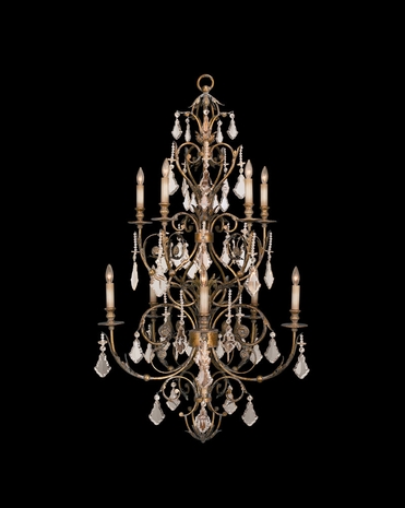 180940ST Fine Art Lamps Verona 65 inch 10 Light Chandelier