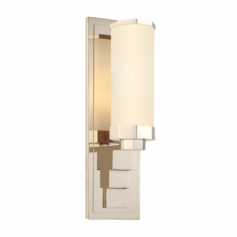 1835.35 Sonneman Scala Contemporary Wall Sconce with Polished Nickel Finish