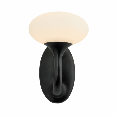 1836.24 Sonneman Warm Contemporary, Transitional Bella Sconce in Rubbed Bronze Finish
