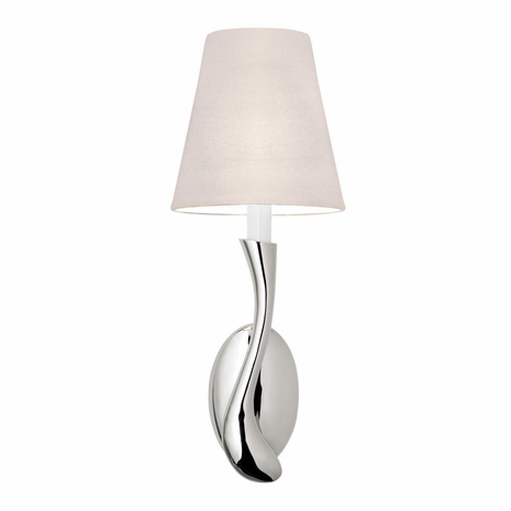 1837.35 Sonneman Warm Contemporary, Transitional Allure Sconce in Polished Nickel Finish