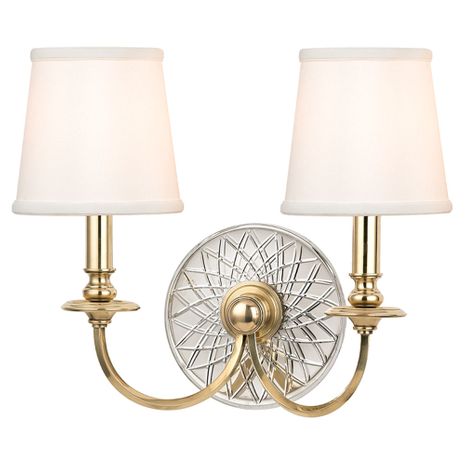 1882 Hudson Valley Yates 2 Light Wall Sconce