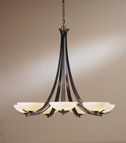 19-123607SG Hubbardton Forge Aegis Collection Made-to-Order Chandelier