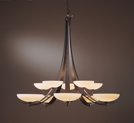 19-124810SG Hubbardton Forge Aegis Made to Order Chandelier