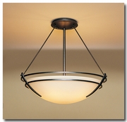19-443600 Hubbardton Forge Made-to-Order Wrought Iron Pendant Chandelier