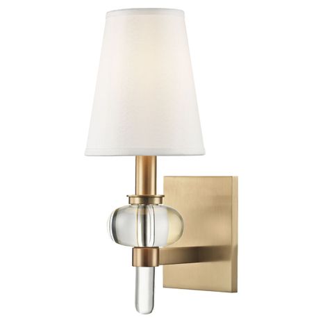 1900 Hudson Valley Luna 1 Light Wall Sconce