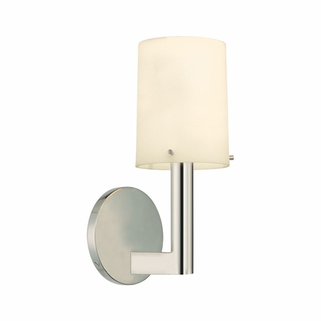1911.35 Sonneman Calmo-Roto Contemporary Wall Sconce with Polished Nickel Finish