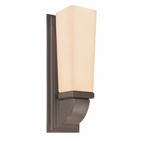 1921.24F Sonneman Art Moderne, Art Deco Transitional Classico Sconce in Rubbed Bronze Finish