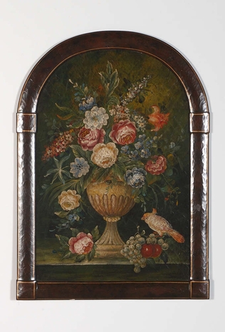 195022 Wildwood Lamps Framed Panel in Hand Painted Acrylic