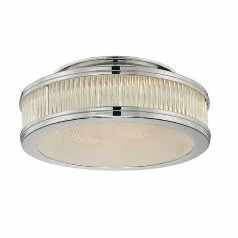 1977 Sonneman Lighting Ornamental Modernism Rivoli Collection 2 Light Surface Mount