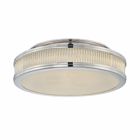 1978 Sonneman Lighting Ornamental Modernism Rivoli Collection 3 Light Surface Mount