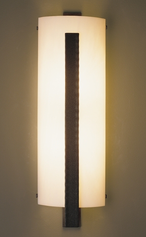 20-6730F Hubbardton Forge Lighting Fluorescent Forged Verticle Bar Lighting Sconce