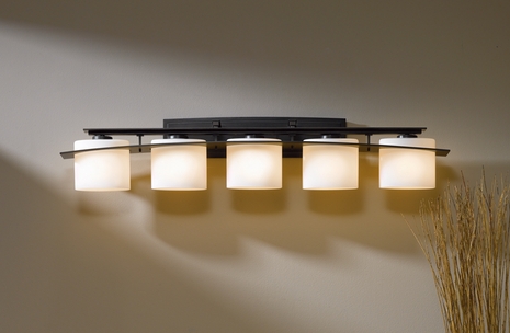 20-7525F Hubbardton Forge Lighting Arc Ellipse Five Light Fluorescent Wall Sconce