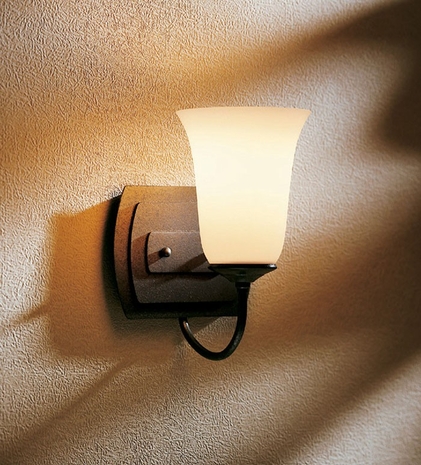 20-8021 Hubbardton Forge Lighting One Light Simple Line Wrought Iron Wall Sconce